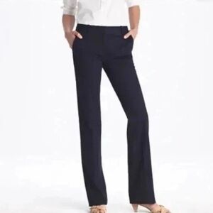 J.Crew Super 120’s Favorite Fit Trousers Wool Pants Black Size 4P